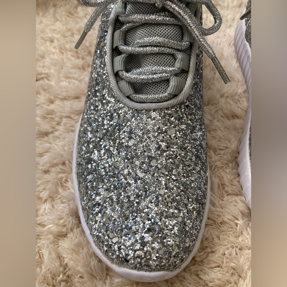 Silver Sparkle Sneakers - Picture 5 of 6